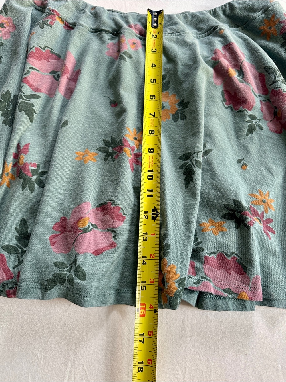 Toad & Co Birdie Floral Swing A-Line Knit Skort | XL - Picture 7 of 7